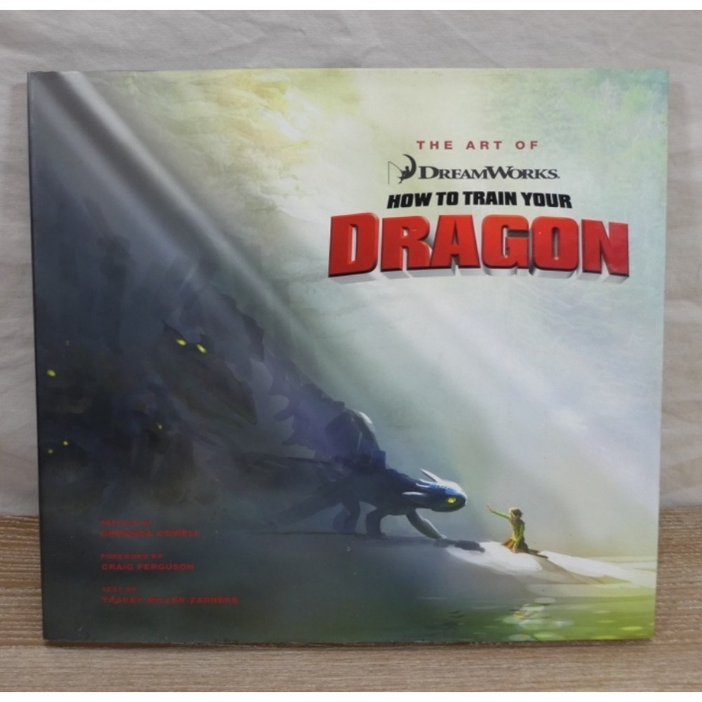 The Art Of How To Train Your Dragon DreamWorks Collectible Hardcover Dustcover